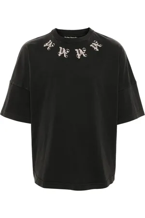 Palm Angels Monogram-print cotton T-shirt