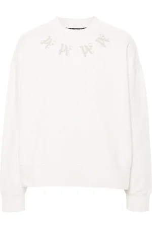 Palm Angels Monogram-print cotton sweatshirt