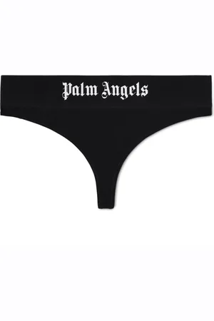 Palm Angels Logo-print brazilian thongs