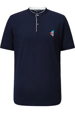 SHANGHAI TANG X Jacky Tsai mandarin-collar polo shirt