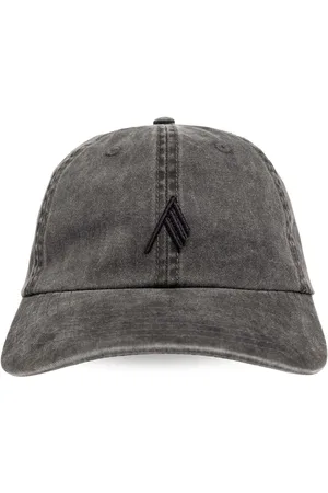 The Attico Logo-embroidered cotton cap