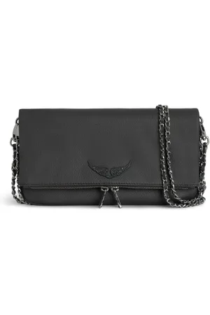 Zadig & Voltaire Rock leather clutch bag
