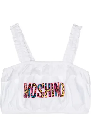 Moschino Logo-appliqu?? cotton tank top