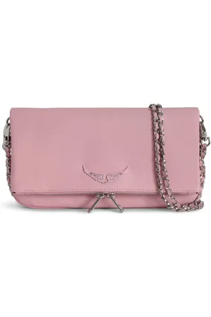 Zadig & Voltaire Rock leather clutch bag