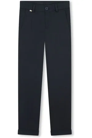 HUGO BOSS Logo-print smart trousers