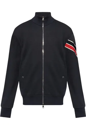 Moncler Stripe-detail zipped cardigan
