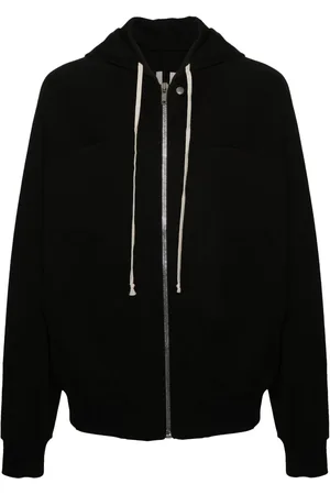 Rick Owens Zip-up cotton hoodie