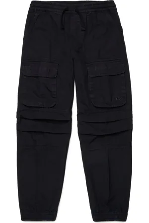 Diesel Oval D-embroidery cargo trousers