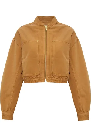 ULLA JOHNSON Cropped denim jacket