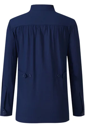 SHANGHAI TANG Button-up cotton jacket