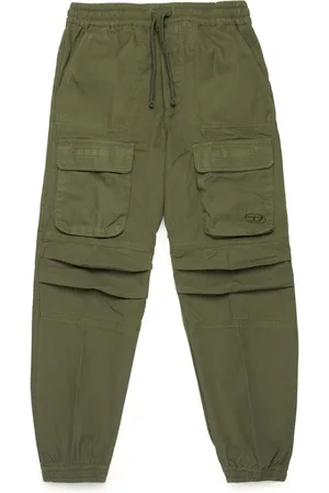 Diesel Oval D-embroidery cargo trousers
