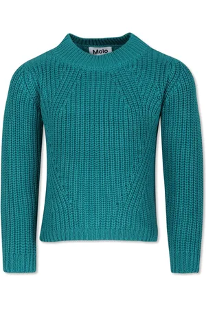 Molo Cable-knit organic cotton jumper