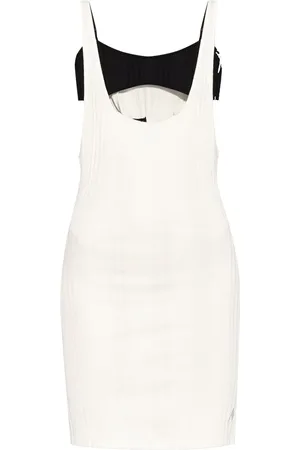 The Attico Layered cut-out mini dress