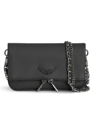 Zadig & Voltaire Rock leather clutch bag