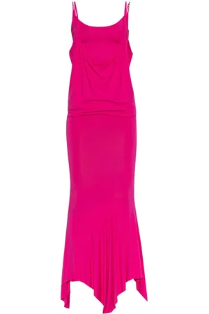 The Attico Layered mermaid-silhouette maxi dress