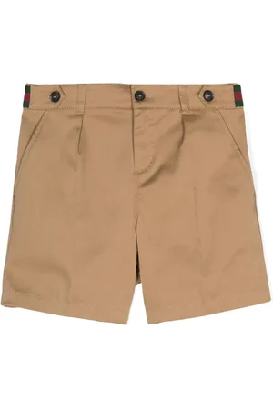 Gucci Web-detail twill shorts