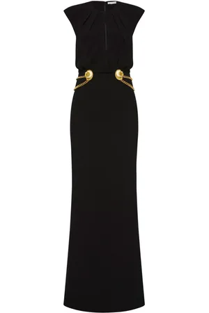 Rebecca Vallance Chelsea belt-appliqué gown