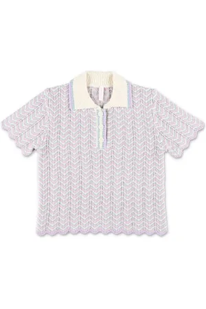 ZIMMERMANN Halliday knitted polo shirt
