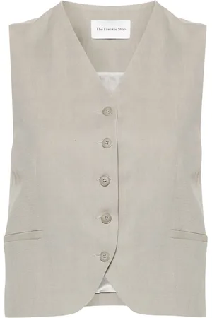 The Frankie Shop Chelsea V-neck waistcoat