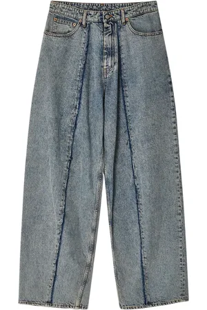 Maison Margiela Wide-leg cotton jeans