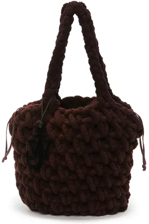 J.W.Anderson Large Blanket Shopper chenille shoulder bag