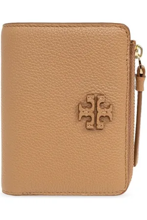 Tory Burch Logo-patch leather wallet