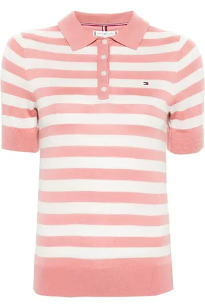 Tommy Hilfiger Striped knitted polo shirt