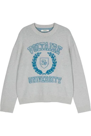 Zadig & Voltaire Marko intarsia-logo jumper