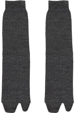Maison Margiela Intarsia-knit ribbed socks