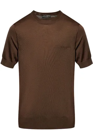 Dolce & Gabbana Logo-embroidered silk sweater