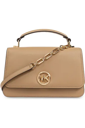 Michael Kors Logo-plaque leather tote bag
