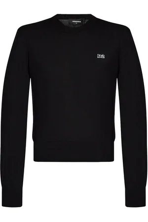 Dsquared2 Logo patch round neck jumper