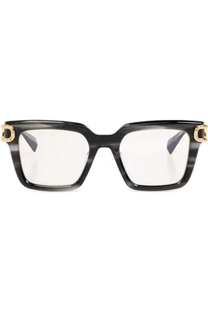 VALENTINO GARAVANI Marbled-effect square-frame glasses