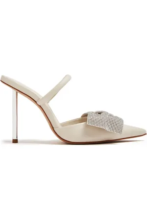 Schutz Mila 80mm bow-detail mules