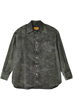 Maison Margiela Long-sleeve cotton denim shirt