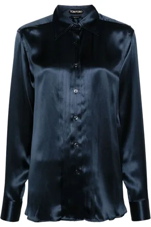 Tom Ford Pintuck-detail silk shirt