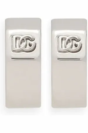 Dolce & Gabbana DG logo faceted earrings