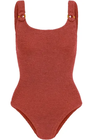 Hunza G Domino crinkled-effect swimsuit