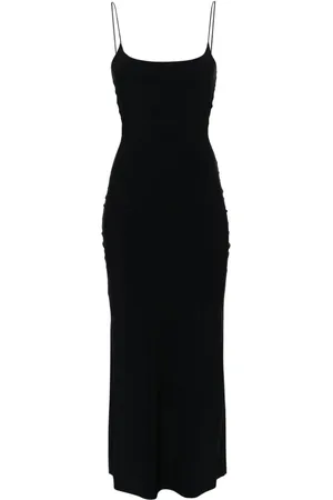 Maison Margiela Numbers-motif maxi dress
