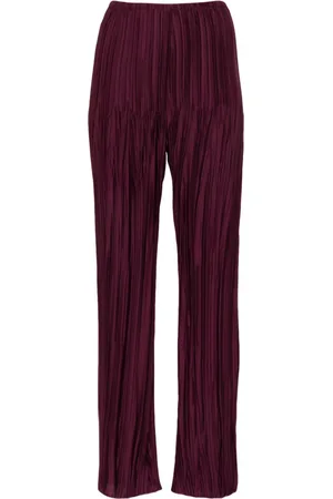FORTE FORTE Pliss?? straight trousers
