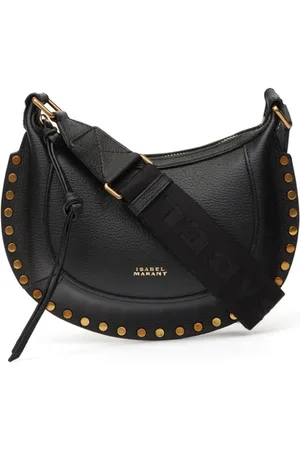 Isabel Marant Mini Moon stud-embellished leather crossbody bag
