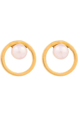 Susan Caplan 1980s Rediscovered faux pearl-embellished earrings