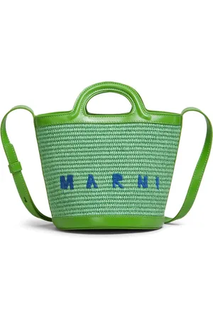 Marni Ropicalia logo-embroidered tote bag
