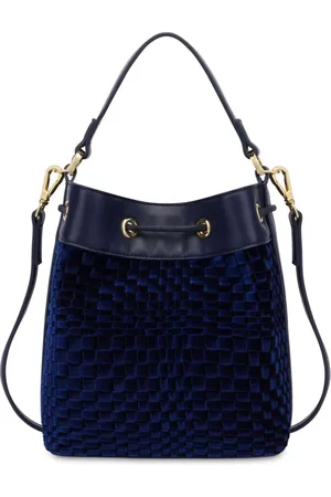 Moschino Woven velvet bucket bag