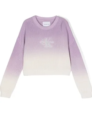 Calvin Klein Gradient-effect cotton jumper