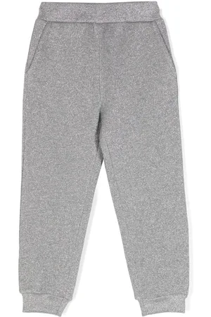 MONNALISA Metallic-effect trousers