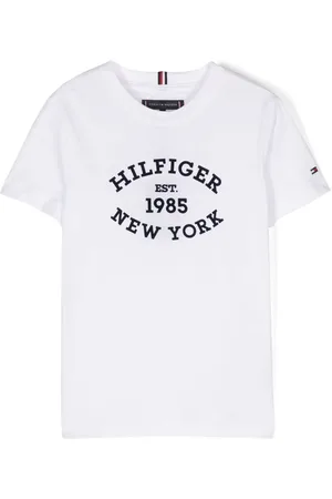 Tommy Hilfiger Flocked-logo cotton T-shirt