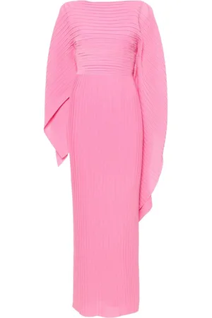 Solace Adami pliss??-effect dress