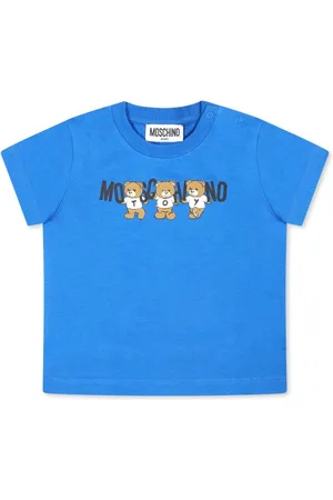 Moschino Teddy-print cotton T-shirt