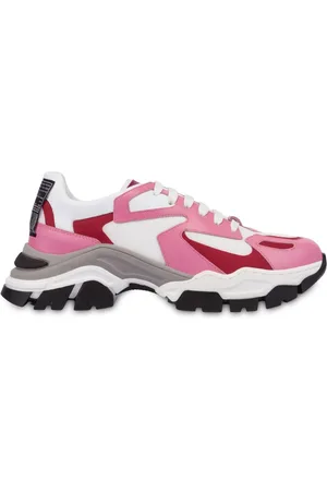 Moschino Panelled lace-up sneakers